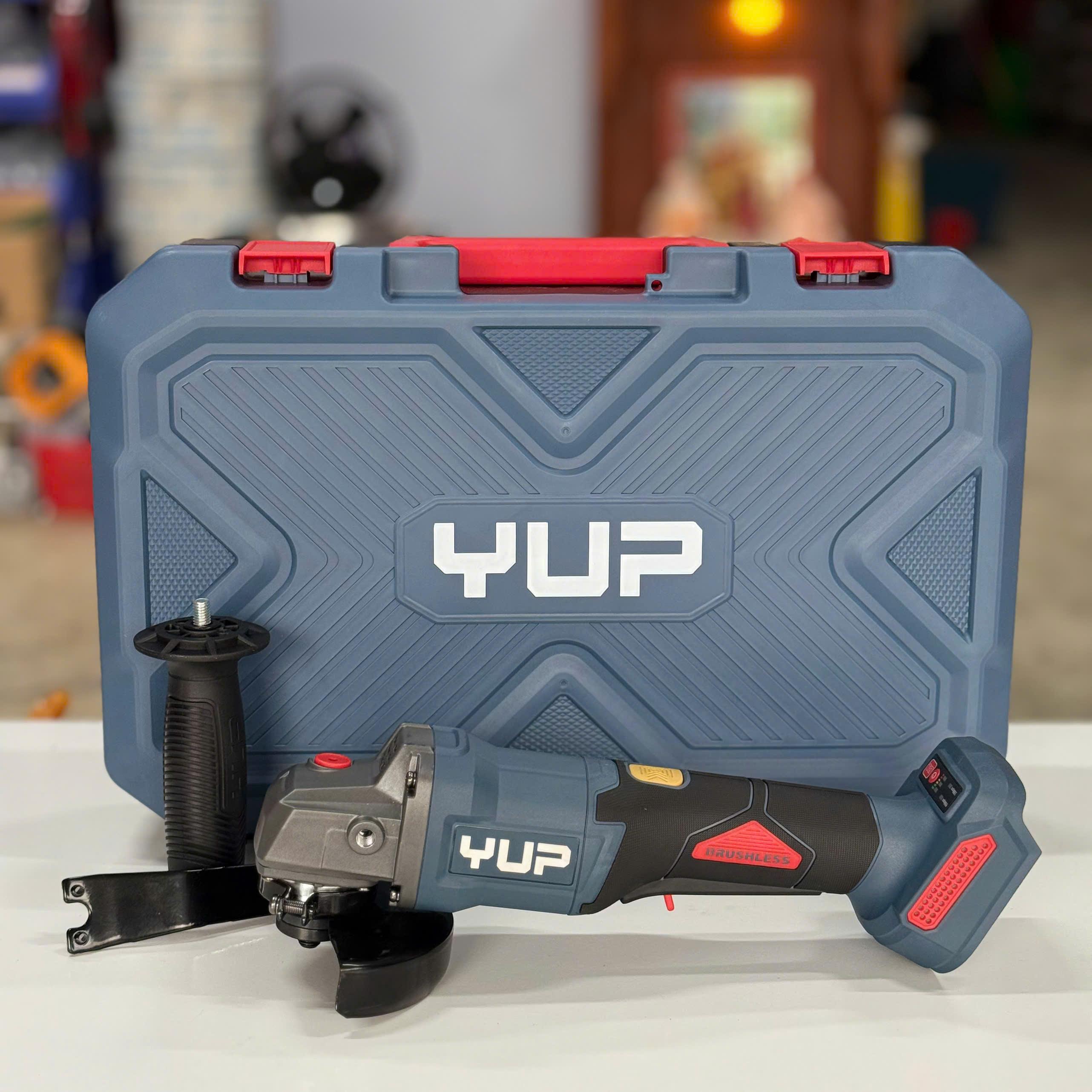 YUP Máy Mài Pin 100MM YUPAI YP20 G100B - Thiết Kế Nhỏ Gọn Công Suất Mạnh Mẽ Đa Năng Cắt & Mài Tốc Độ 8500 Vòng/Phút