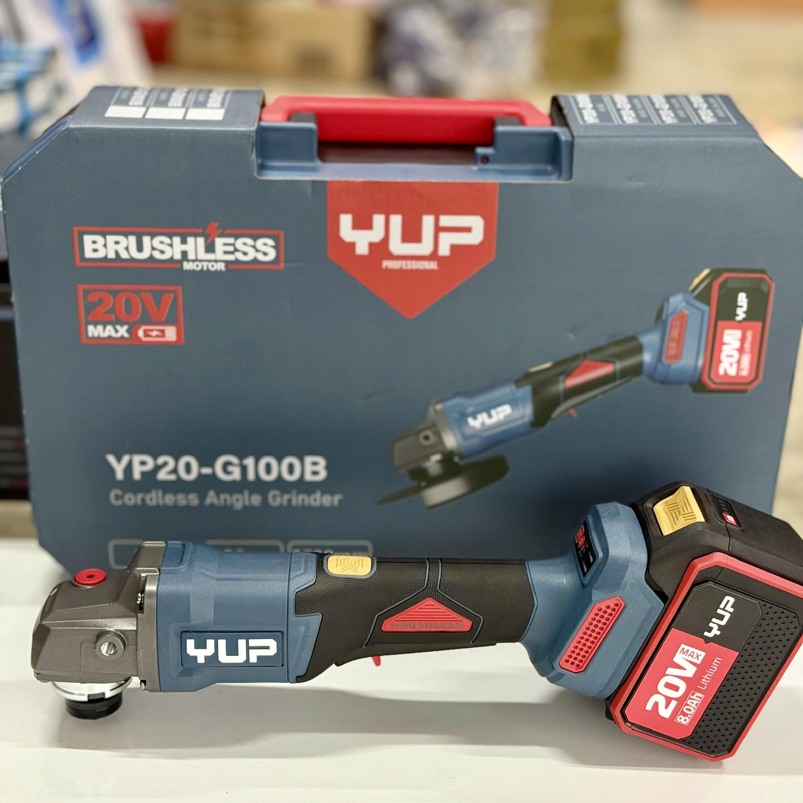 Thân máy kèm 2 pin 8.0ah YUP + sạc s40 YUP
