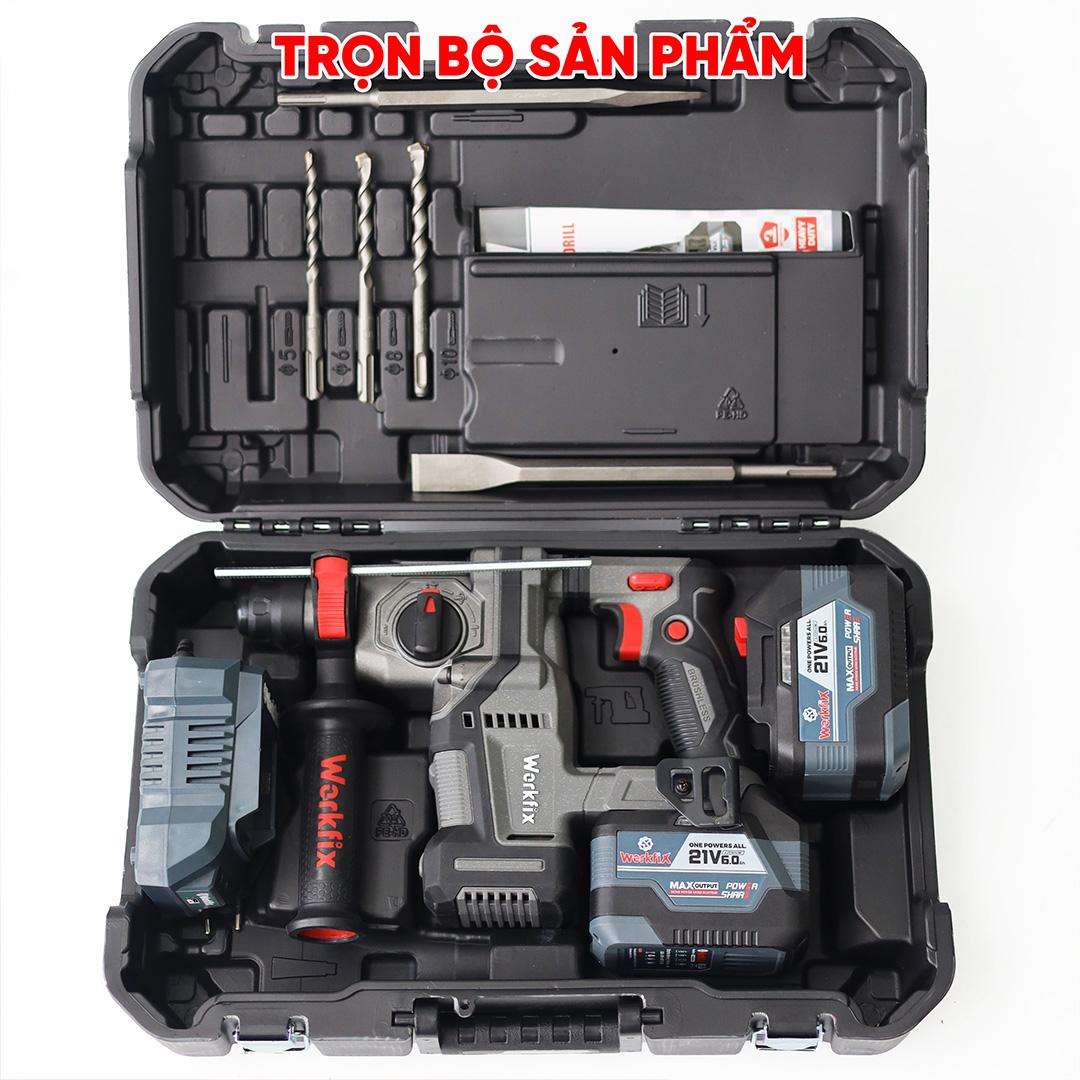 Combo Thân + 2 pin 6.0Ah 1 sạc