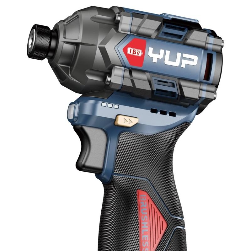 Máy Chuyên Vít 16V có búa dùng pin YUPAI/YUP lực siết 150n.m  (Full bộ 2Pin 2.0ah)