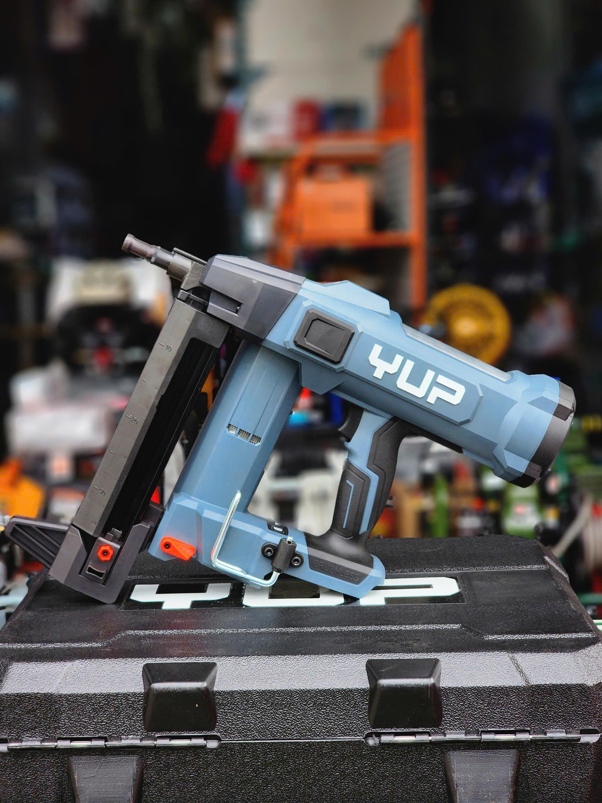 Máy Bắn Đinh Bê Tông YUPAI YP20-SN38A Không Chổi Than - Tốc Độ 1 viên - 0,7s - Chiều dài đinh 15-38mm -  Không Dùng Gas Bảo Hành 1 Năm